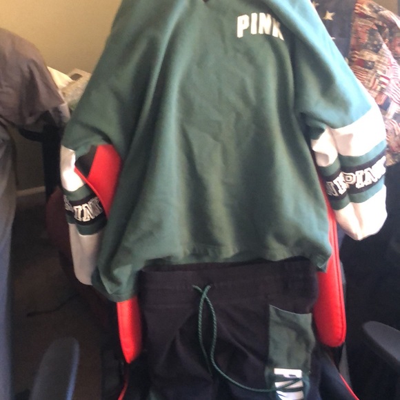 PINK Two Piece sweater and pocket leggings GREEN - Picture 5 of 5